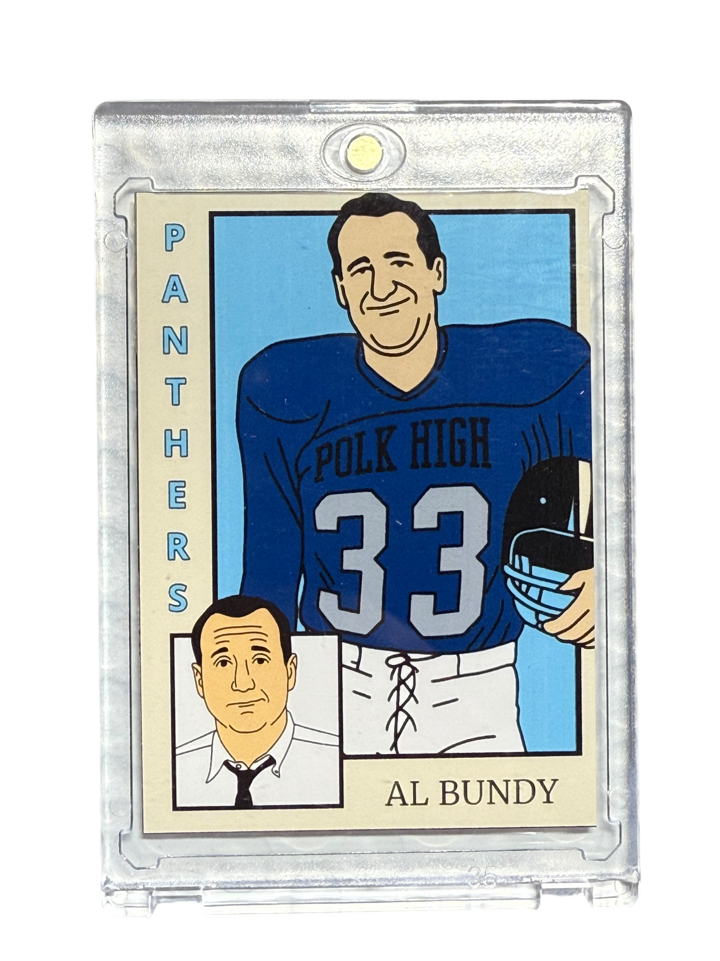 1984 Baseball Inspo Al Bundy Artwork Trading Card