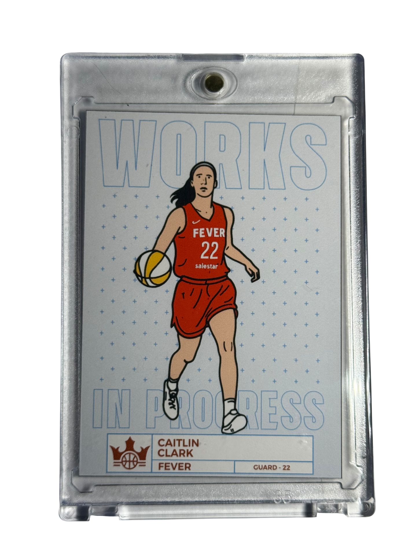 Works In Progress (CASE HIT PARODY) Caitlin Clark Artwork Trading Card