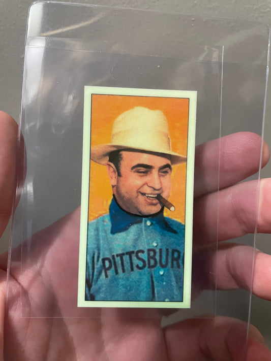 Glow in the dark - Al Capone Tobacco Trading Card