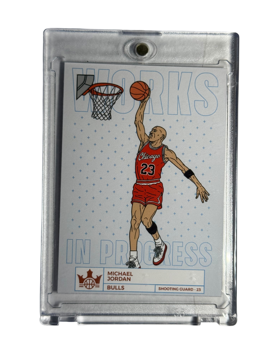 Works In Progress (CASE HIT PARODY) Michael Jordan Artwork Trading Card