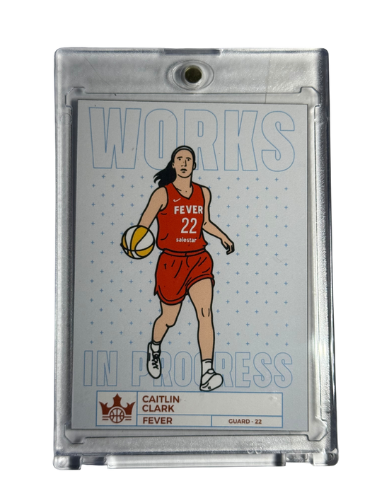 Works In Progress (CASE HIT PARODY) Caitlin Clark Artwork Trading Card